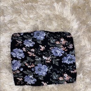 AEO Soft & Sexy Floral Tube Top